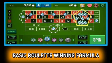 roulette winning formula